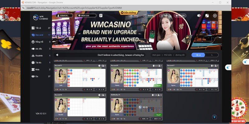Baccarat online New88 được sử dụng bộ bài 52 lá